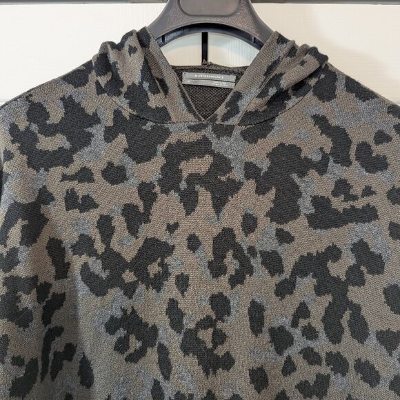 Anthropologie Leopard Women's Hooded Sweater - Size L - Picture 3 of 11